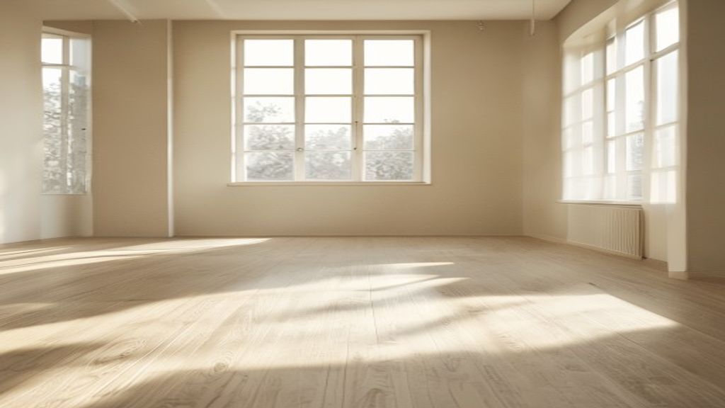 Functionele trainingssessie in een heldere, minimalistische studio met natuurlijk licht
